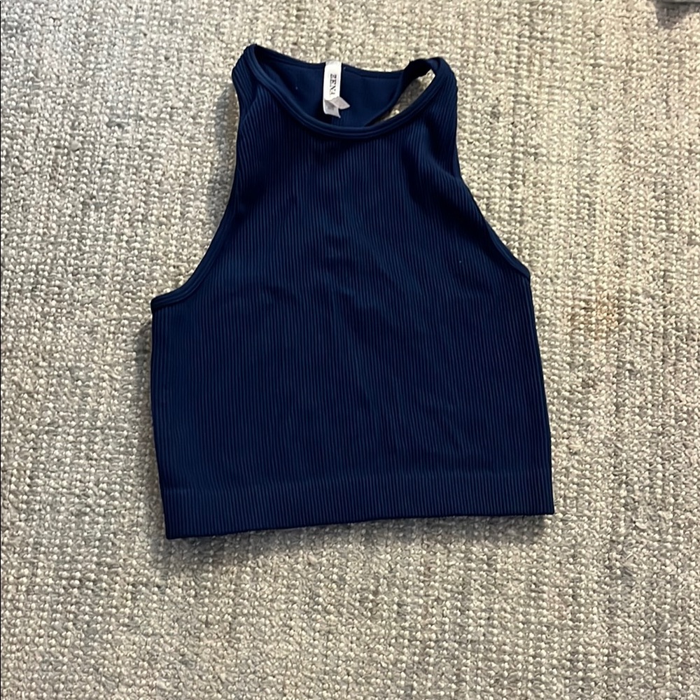 Zenana Outfitters Navy Tank Top